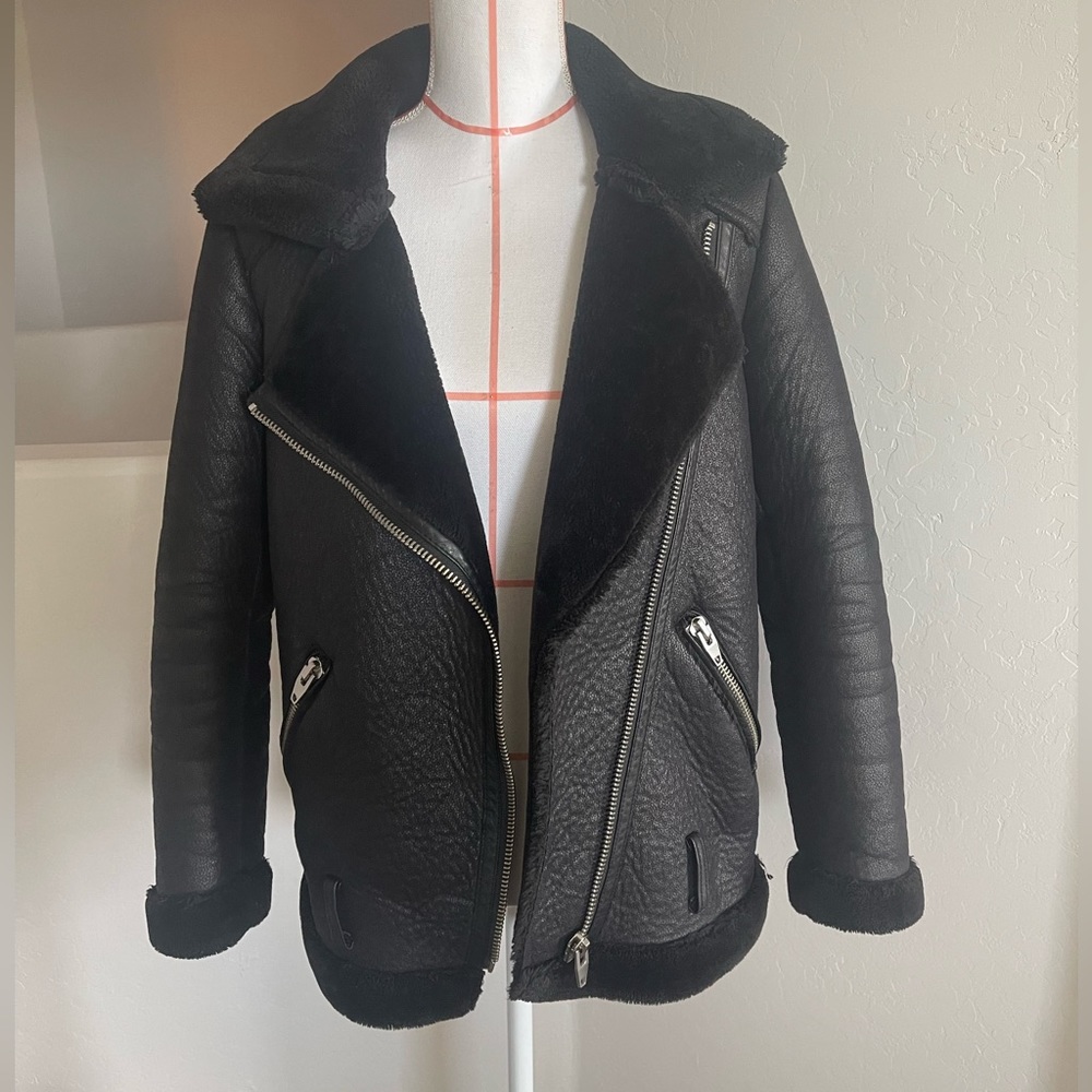 Heavy Black Coat Size 6